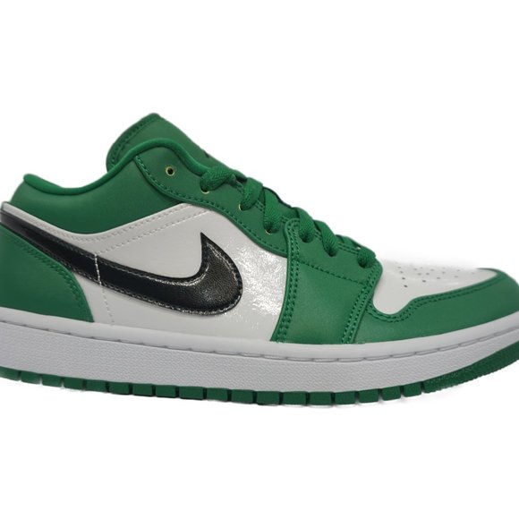 553558-301 Jordan 1 Low (Pine Green / White) - Picture 2 of 7